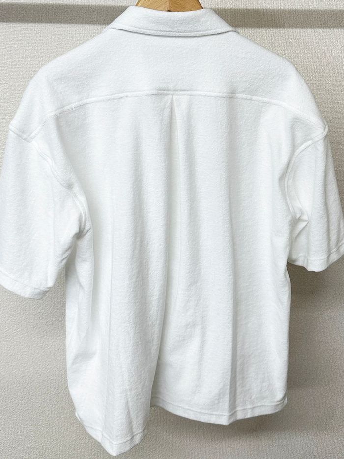 《予約品3月3日18：00締め》 PILE BEACH SHIRTS / パイルシャツ / ホワイト