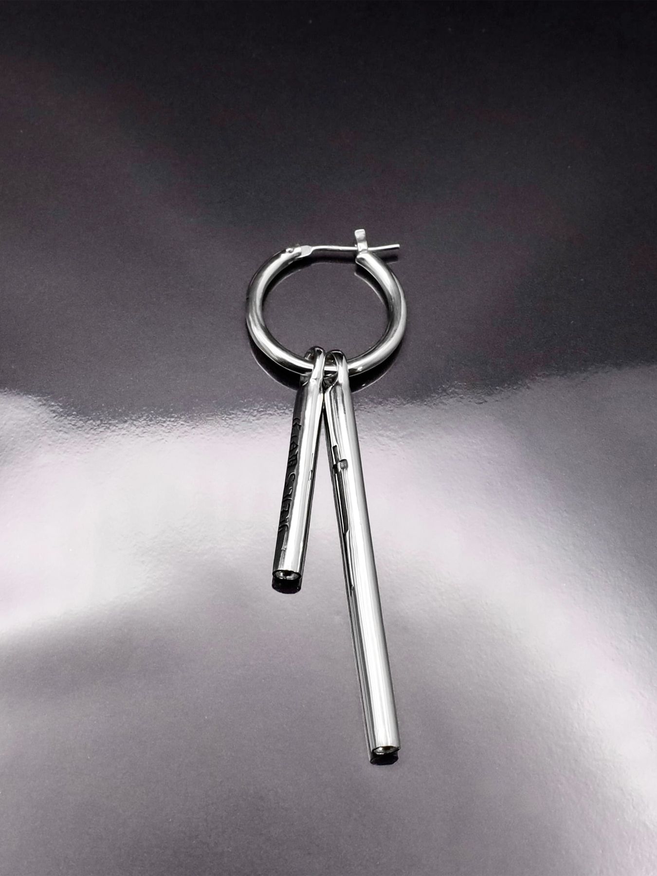 《受注生産》CROSS THIN HOOP [LARGE] with VOID STICKS / クロスシンフープ・L ウィズ ヴォイドスティックス / 注文から1～2週間後入荷予定