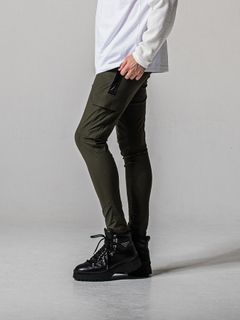 【予約品 11月16日(日) 締切】DARREL CARGO PT / ダレル ナイロンカーゴパンツ / カーキ×ブラック