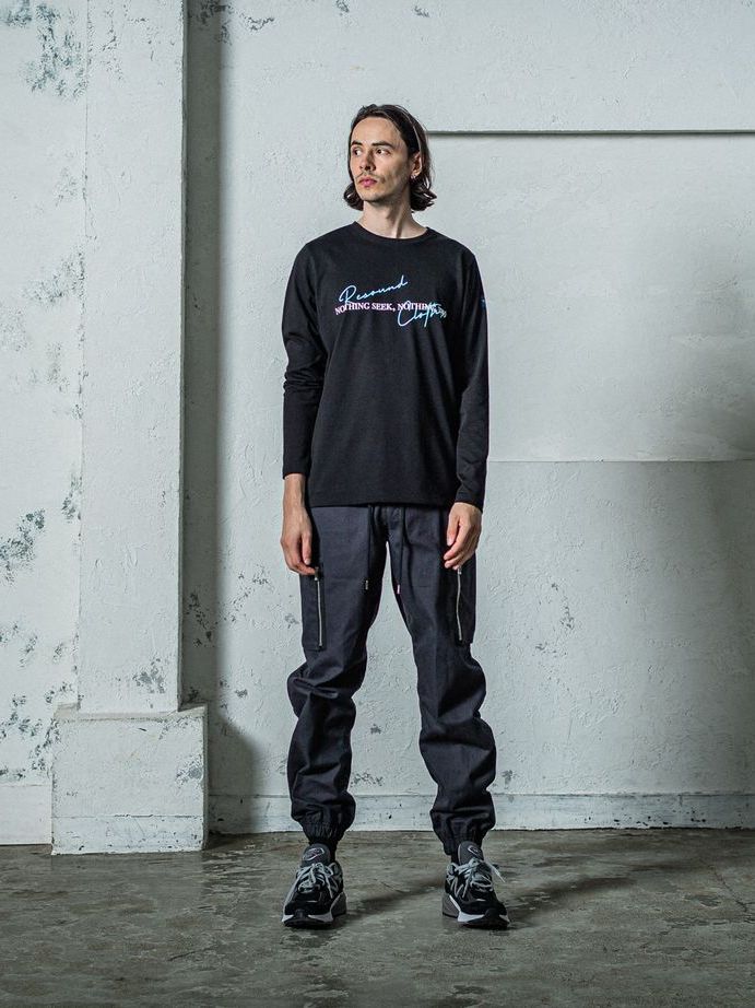 《予約11月17日19時締め》 NSNF longsleave Tee / ルーズTシャツ / ブラック