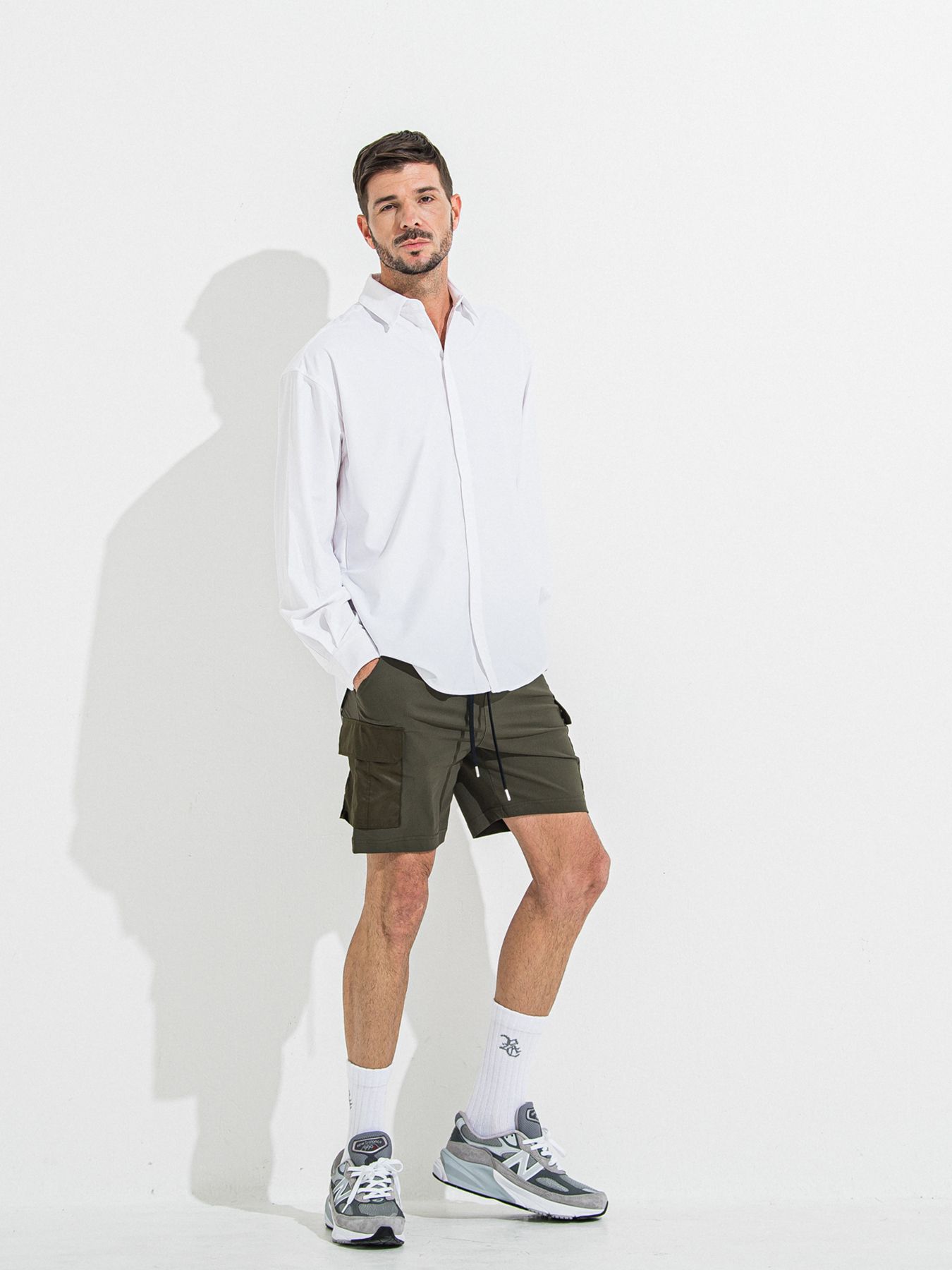 【予約品 】DARRELL CARGO SHORTS / ダレルカーゴショーツ / カーキ