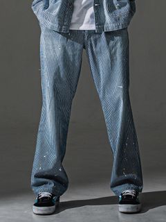 【予約品 5月24日(日) 18:00締切】WK PT / ワンタックワークパンツ / ヒッコリー