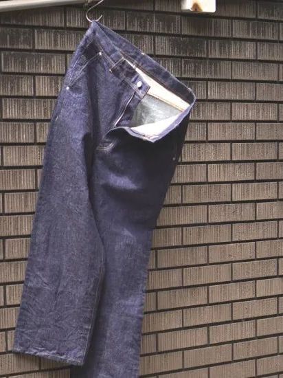 バギーデニムパンツ インディコ made in Japan 【BROOKYM OVERALL】