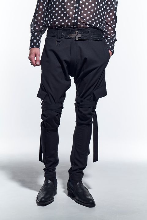《予約品》 SaruelBondagePants サルエルパンツ TWS-Stretch / Black 【kiryuyrik】 1月入荷予定