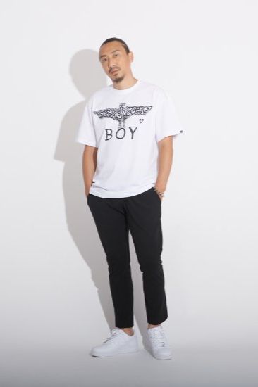 HEART EAGLE TEE/ ホワイト 【BOY LONDON】