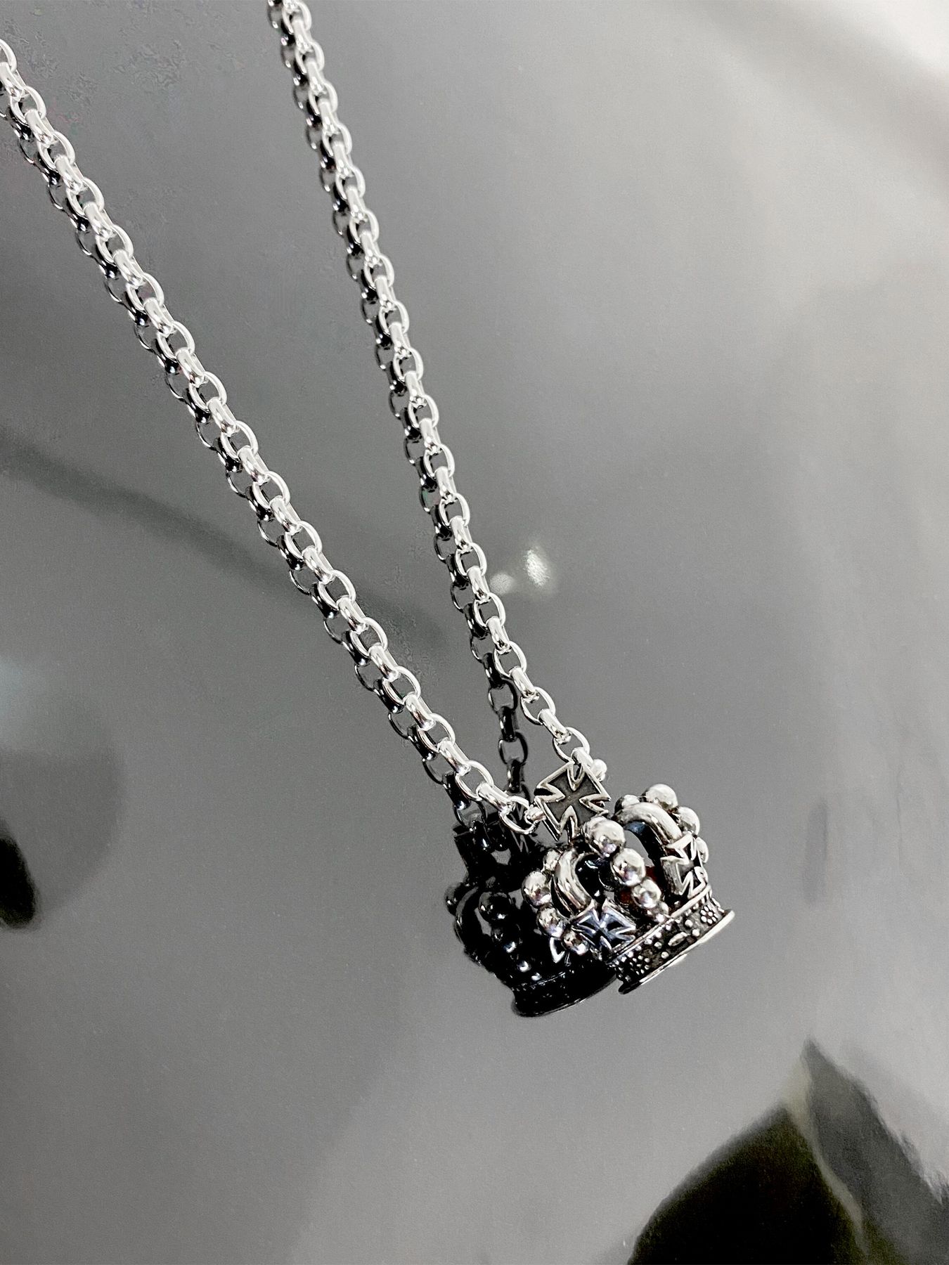 《受注生産》C:CROWN NECKLACE / Cクラウンチェーンネックレス / 注文から1～2週間後入荷予定
