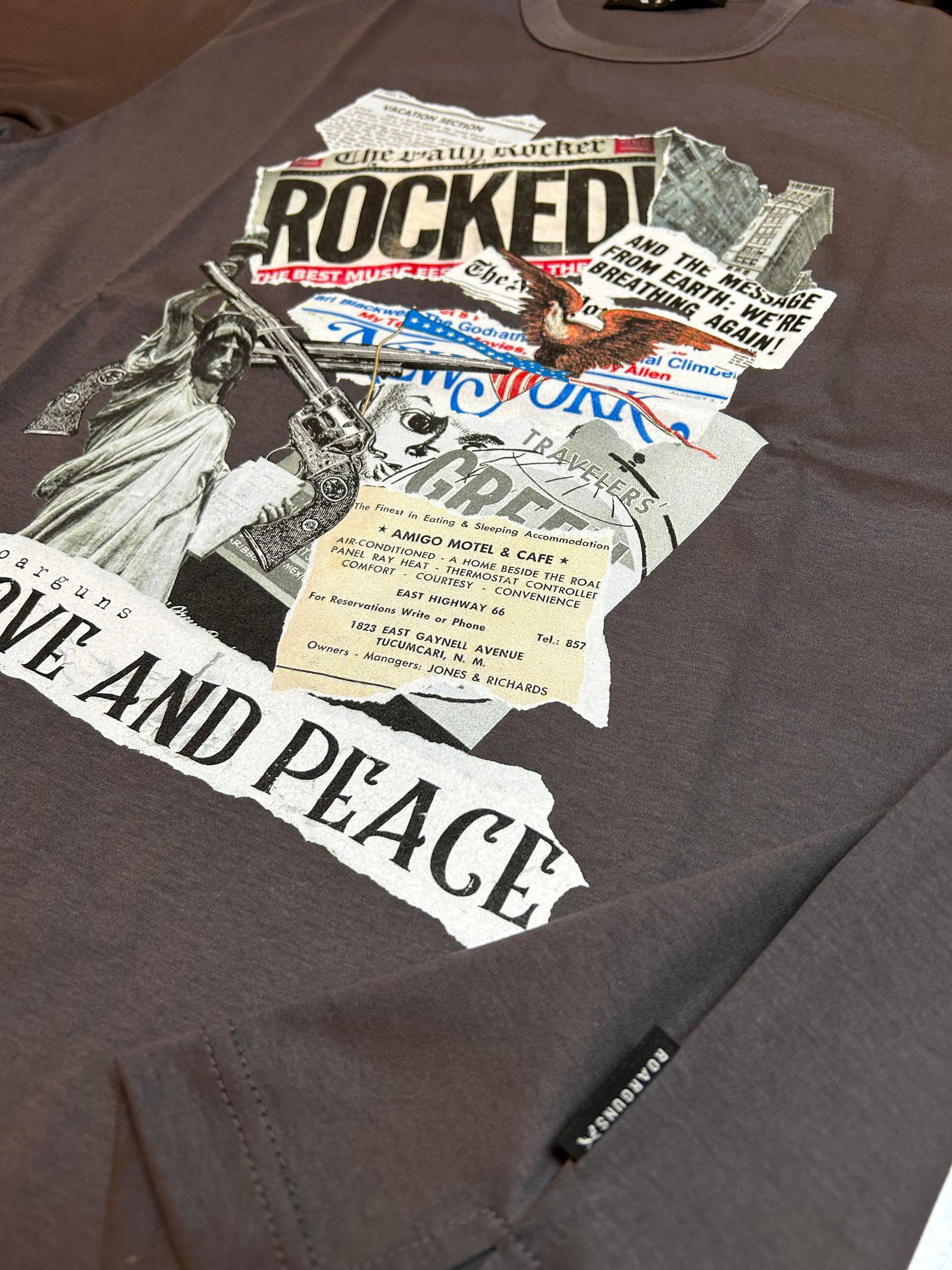 NEWYORK ROCKED S/S T グレー