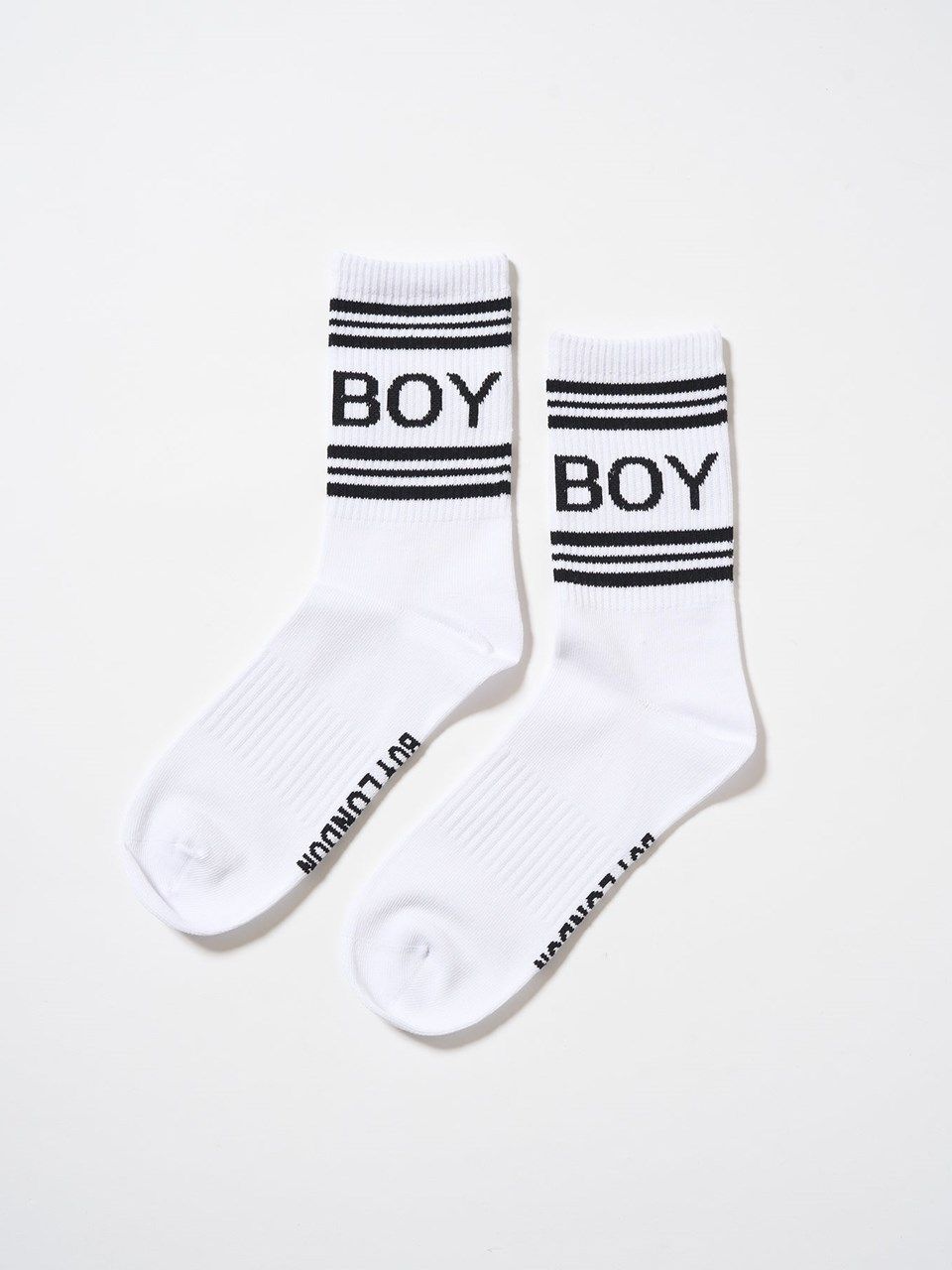 BOY LOGO REGULAR SOCKS / ソックス / ホワイト