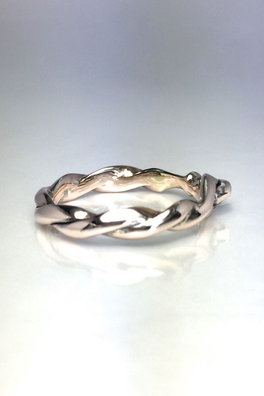 《受注生産》 TRIANGLE BAND RING PINK SILVER リング 【GOD SIZE】 注文から2～4週間後入荷予定
