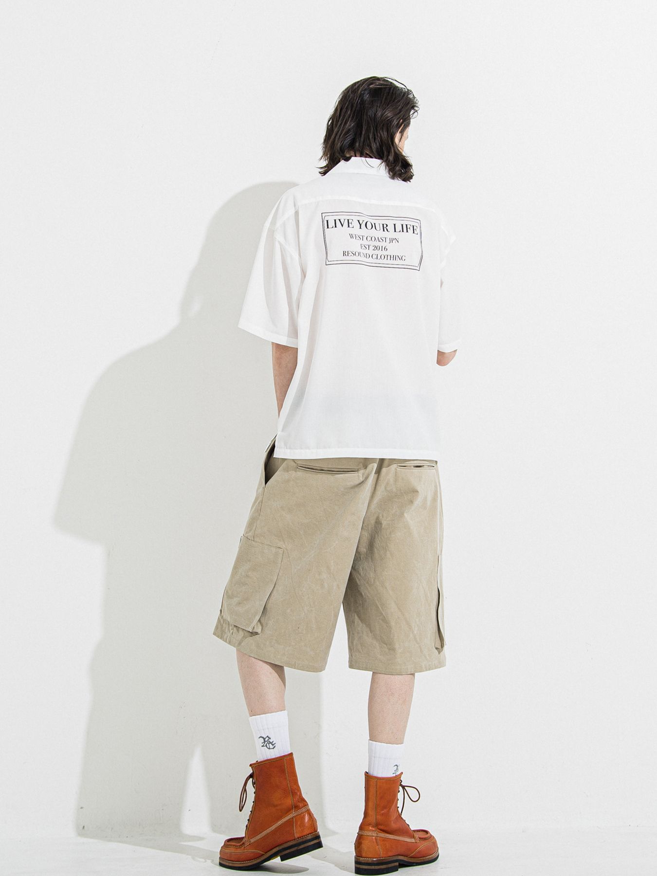 【予約品 】DAVID CARGO HALF PANTS / デヴィッドカーゴハーフパンツ / ヴィンテージベージュ