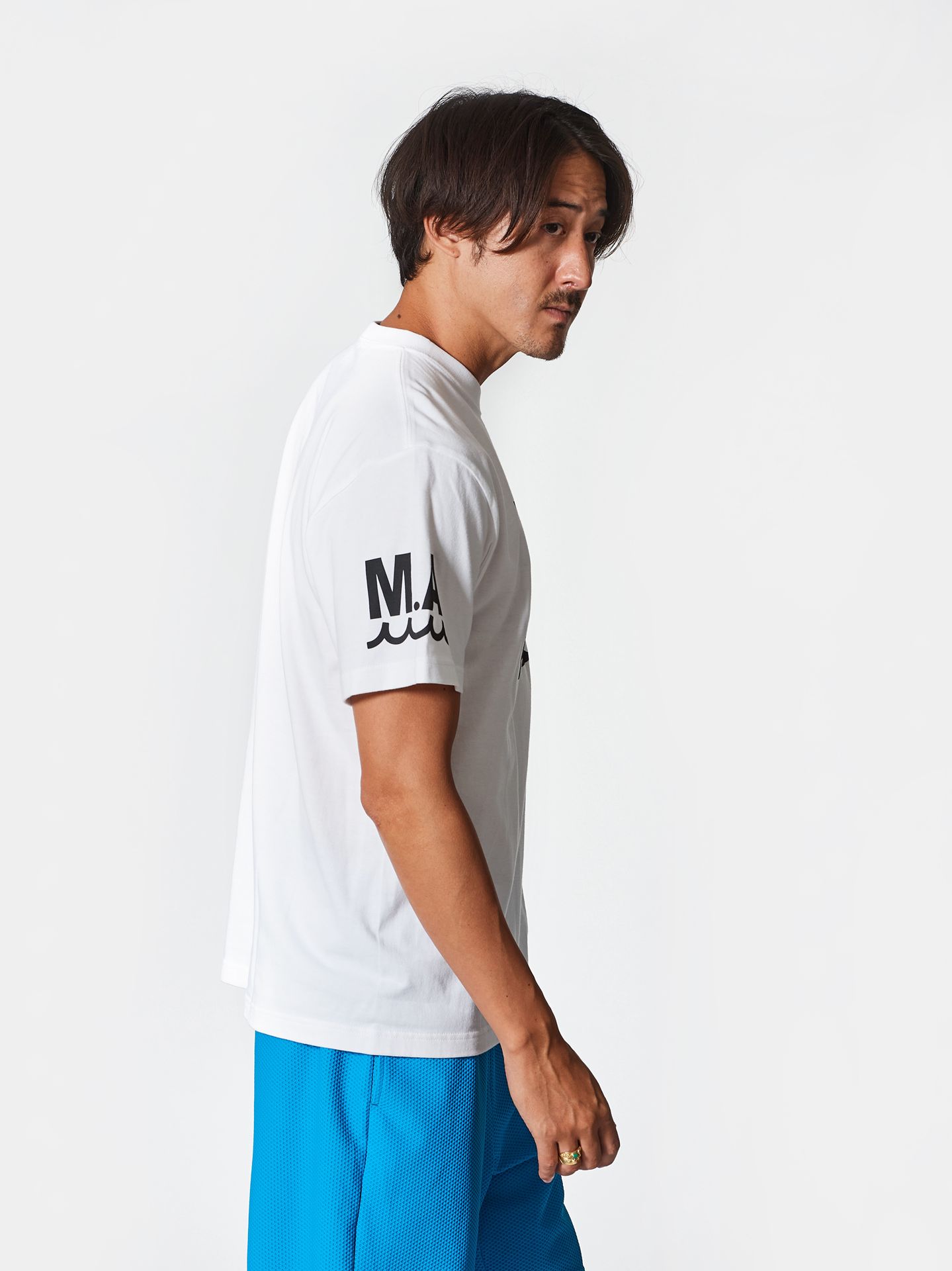 muta MA Logo Tee / Tシャツ / ホワイト 【Acanthus×muta】