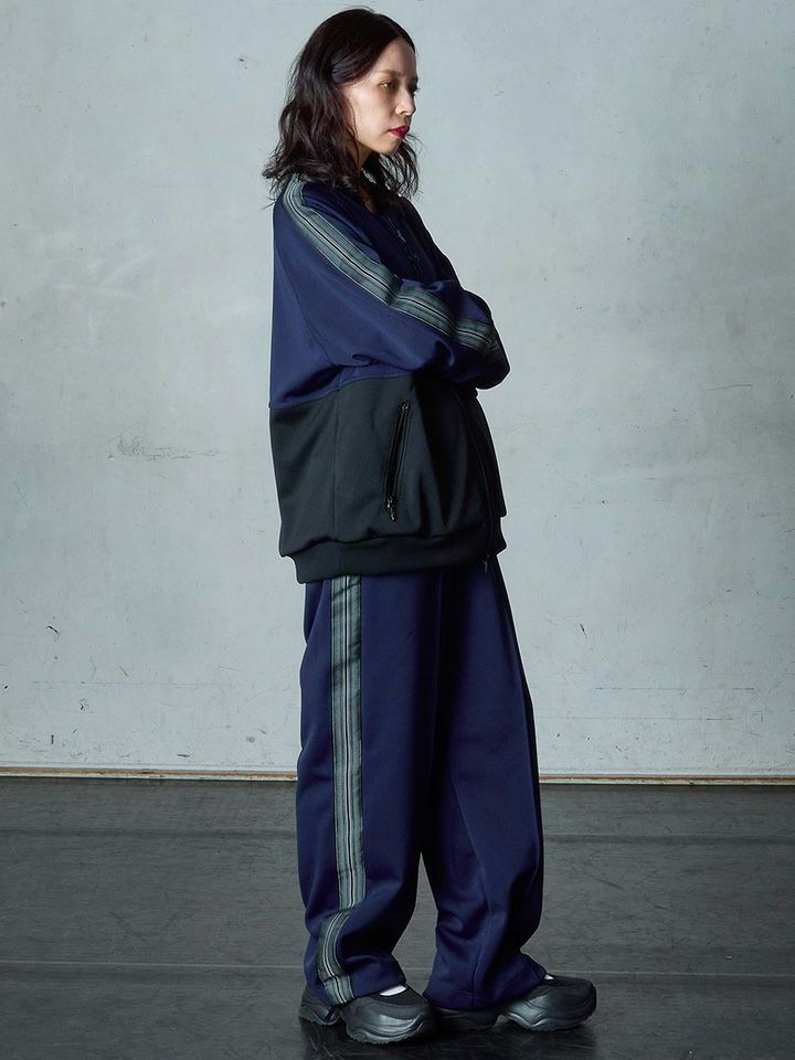 【予約品】 TRACKDAZZLE TROUSERSE / トラックパンツ / ネイビー