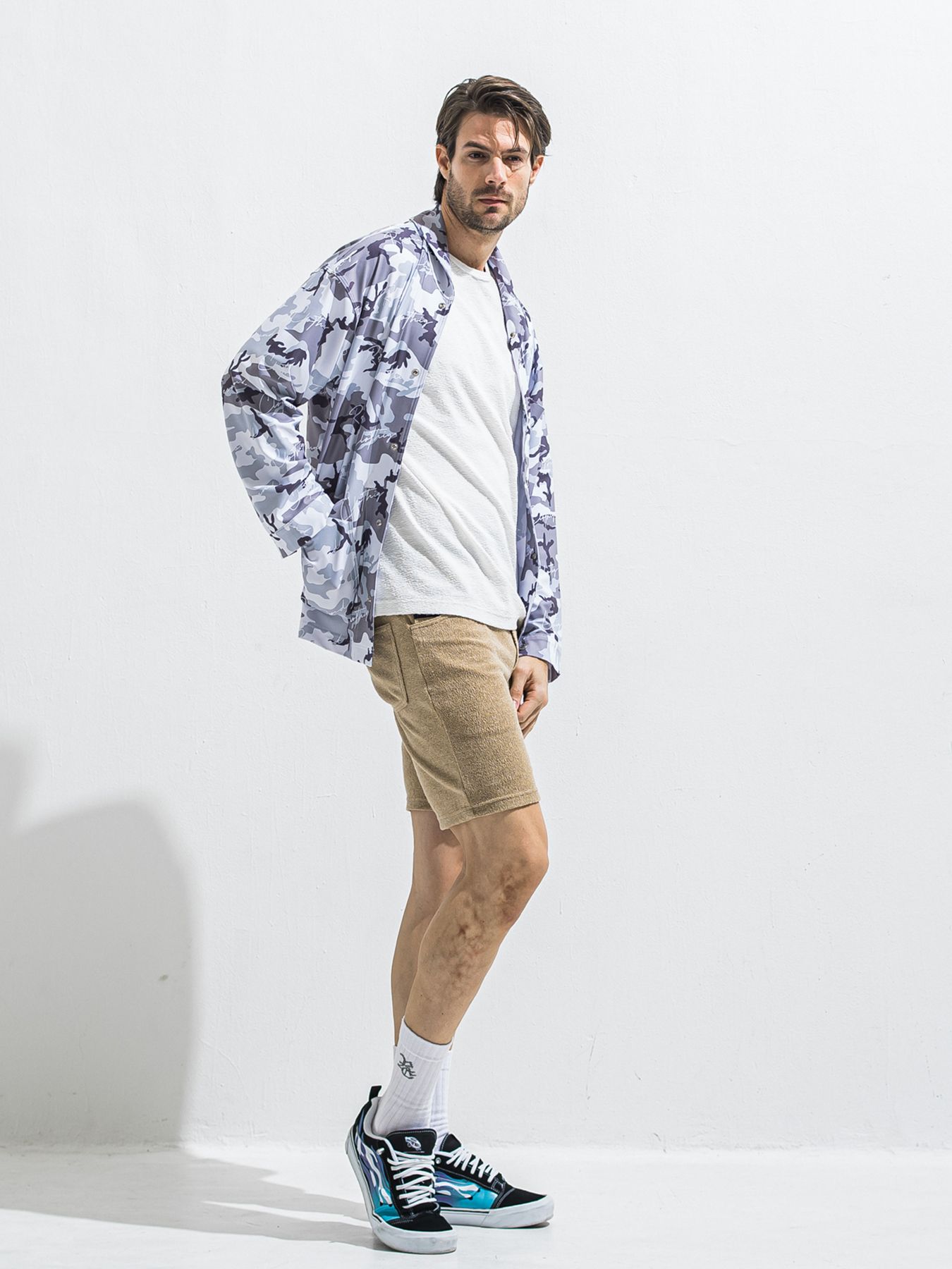 【予約品 2月15日(日) 18:00 締切】VINTAGE PILE SHORTS / パイルショートパンツ / ベージュ