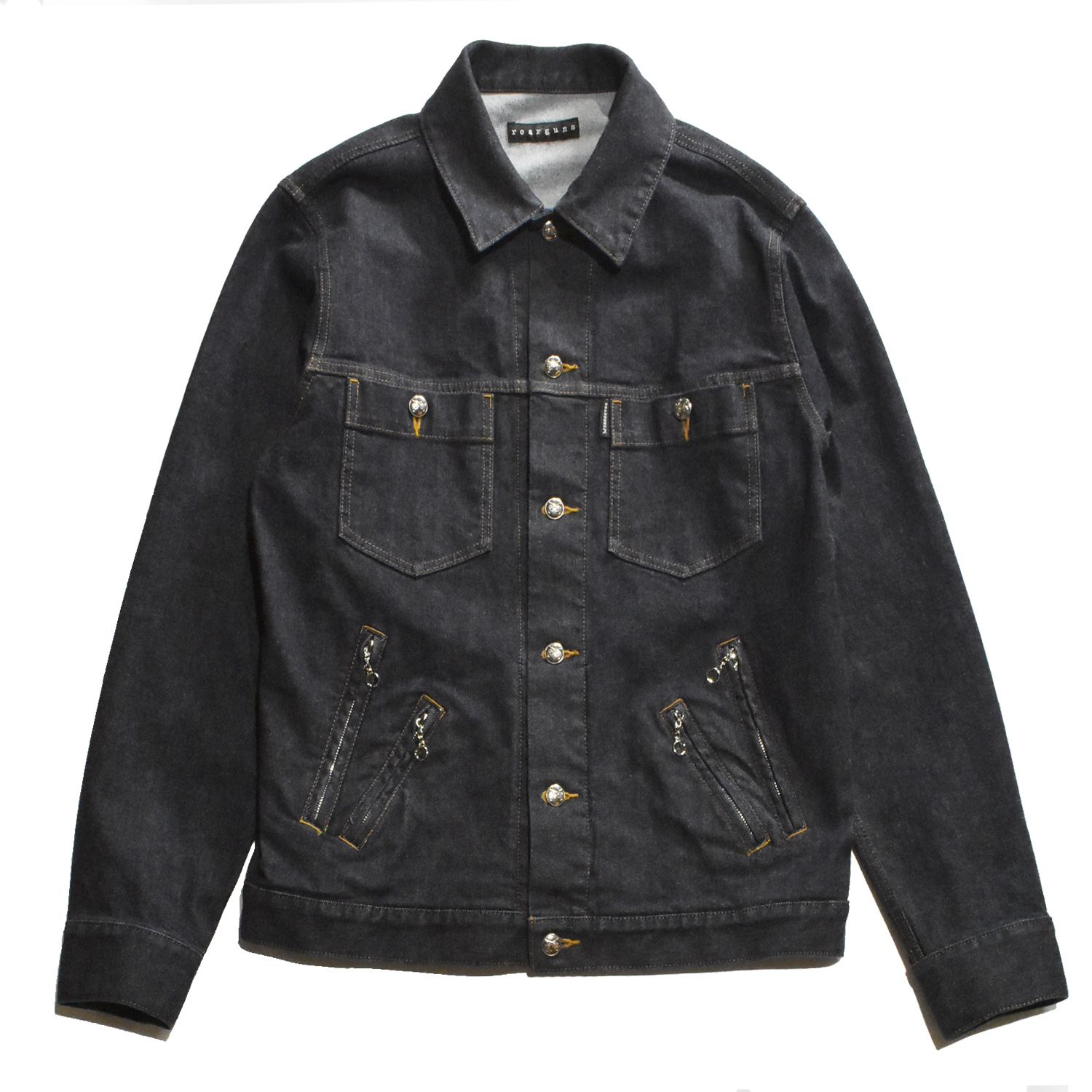 《予約品3月27日 23時55分締め》 DENIM JKT ONEWASH / デニムジャケット / ブルー  【roarguns 】8月中入荷予定