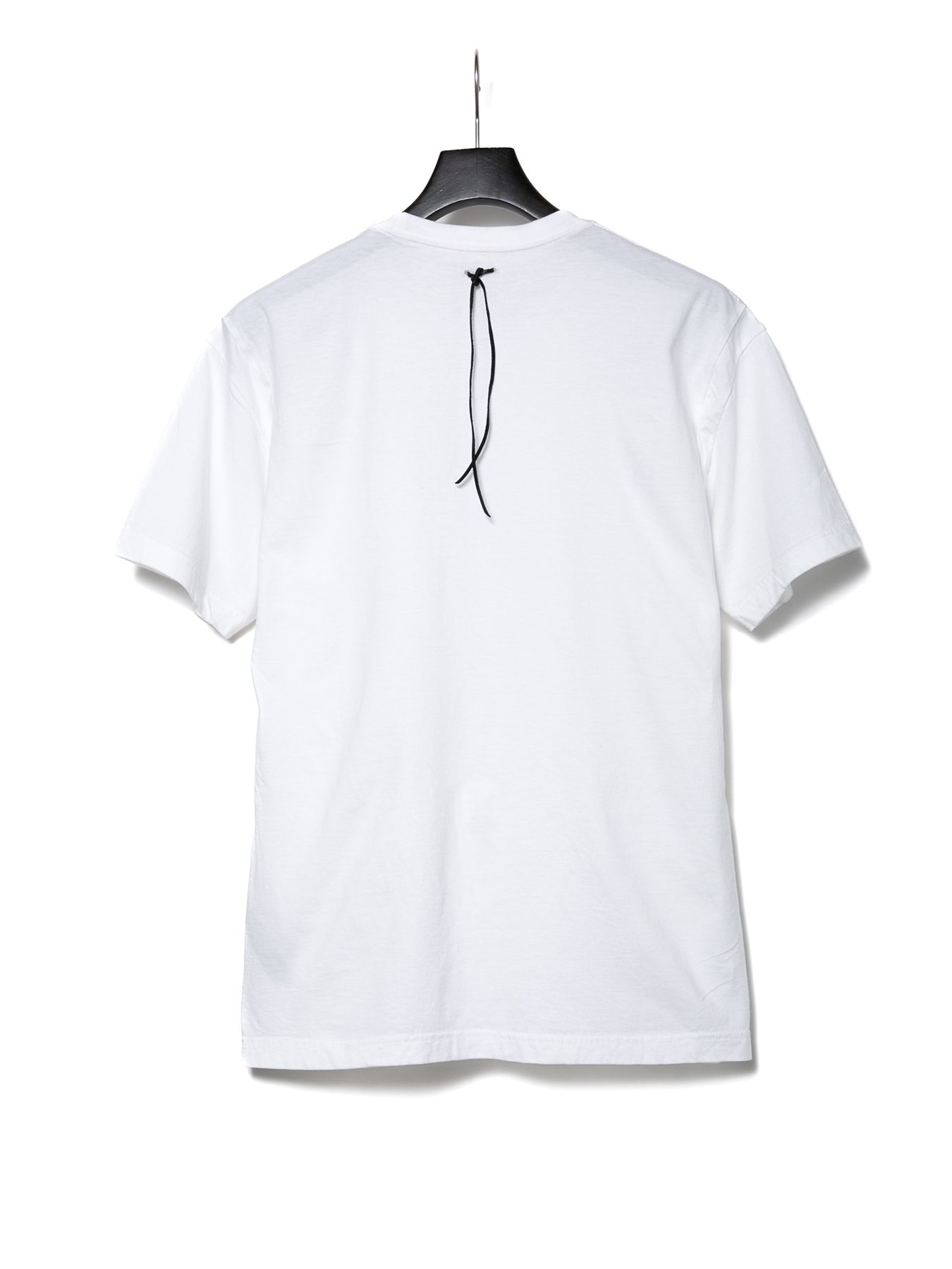 【予約品 10月12日(日) 締切】Natural Soft Cotton Chest Pocket Crew Neck T-shirt / 30/-ナチュラルソフト天竺 胸ポケット クルーネック Tシャツ / ホワイト