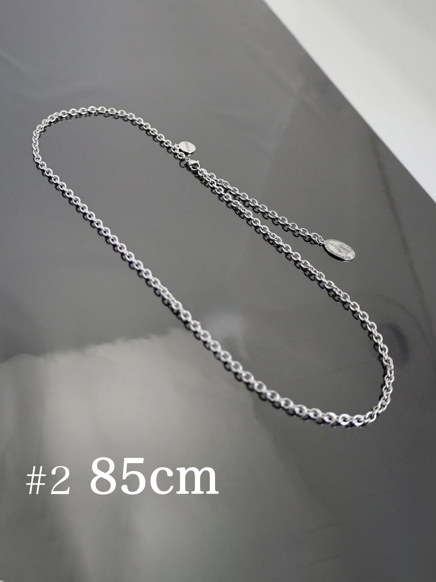 《受注生産》GODSIZE® MEDAL STAINLESS CHAIN #2 85 / ゴッドサイズ® メダイ ステンレスチェーン #2 85 / 注文から1～2週間後入荷予定
