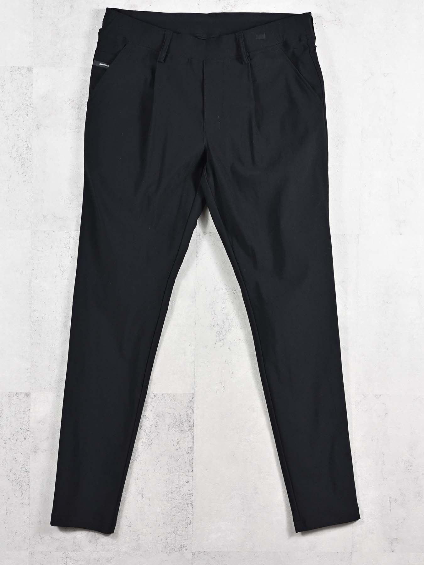 【予約品 11月16日(日) 締切】CHRIS EASY TUCK PANTS / スラックス イージーパンツ / ブラック