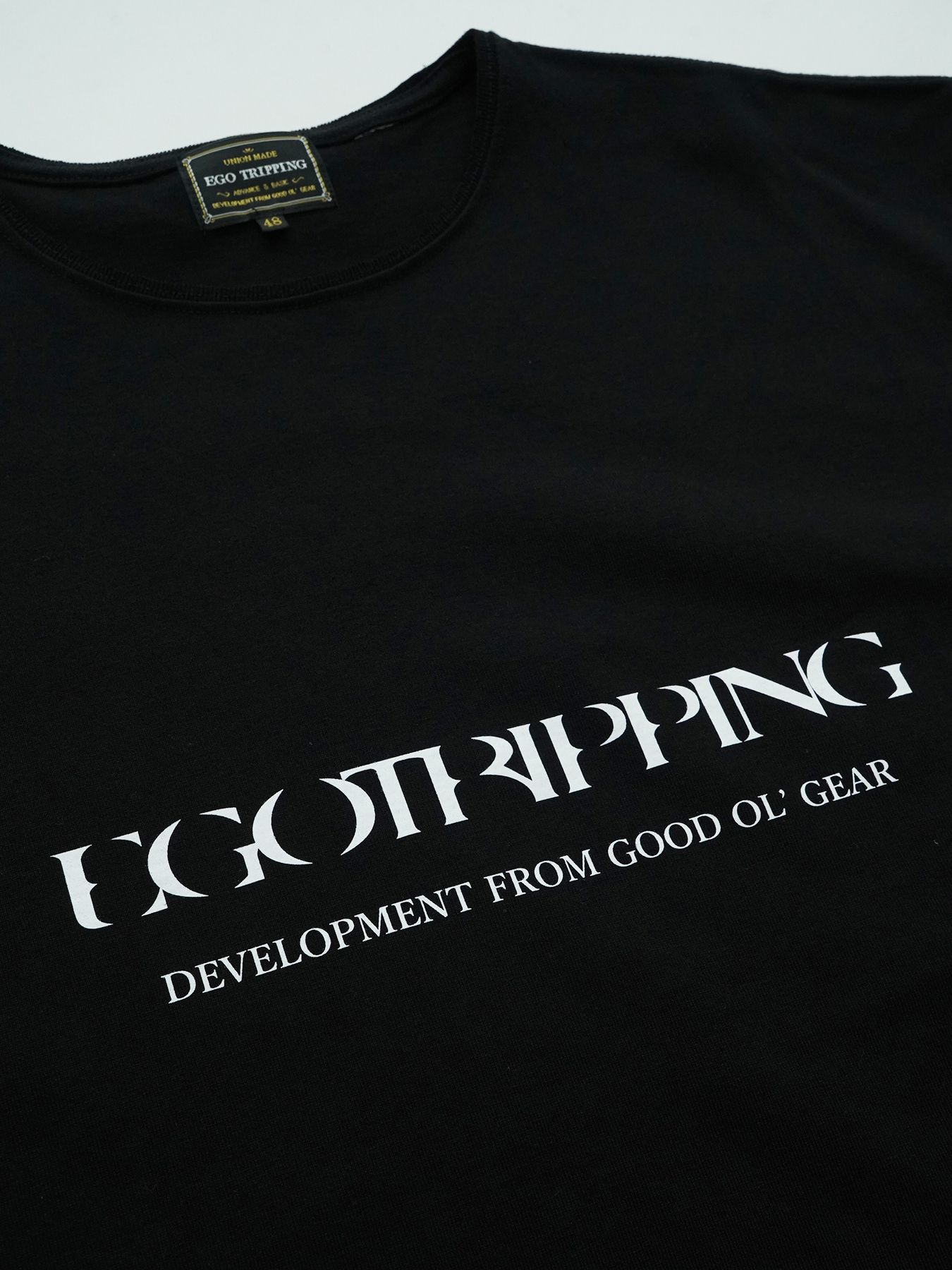 【予約品 10月26日(日) 締切】PRINTTEE-A long / ロゴプリントカットソー / BLACK