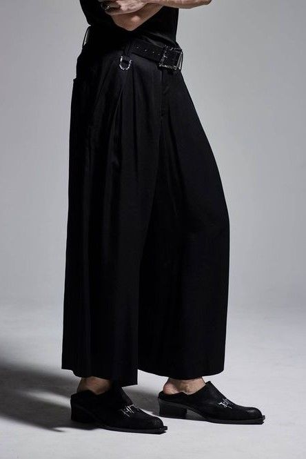 《予約品》 WideTucksSlacks / Black 【kiryuyrik】 12月入荷予定