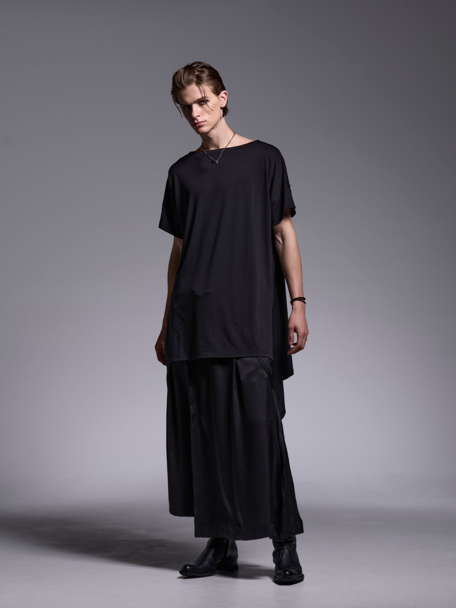 【予約品 1月4日(日) 締切】Skirt Suspender Slacks / スカート サスペンダースラックス / ブラック