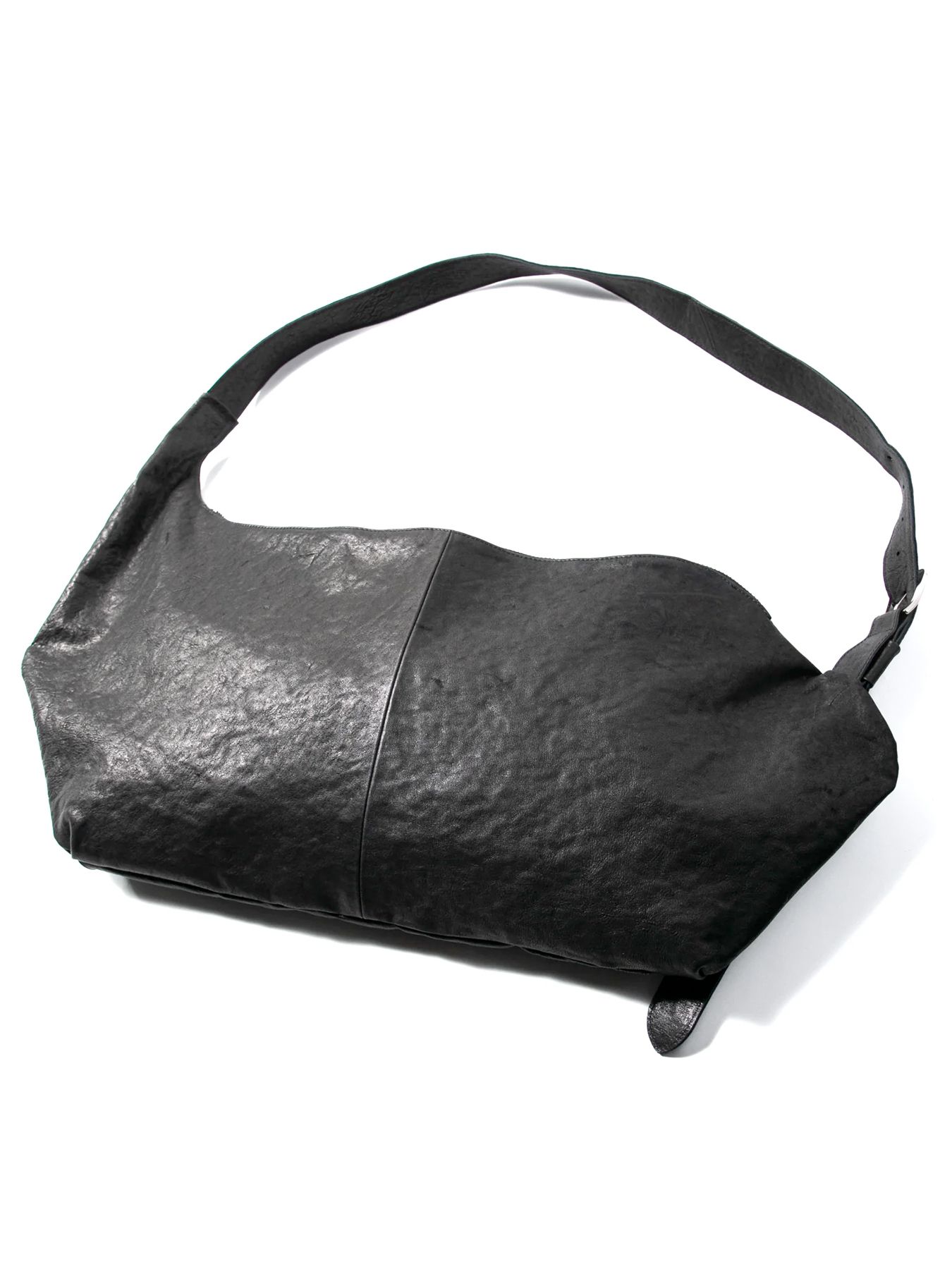 【予約品 4月6日(月) 締切】Pit Vegetable Full Tanned Shrunken Horsehide Wrap Bag / フルタンニン ピット鞣し シュリンク ホース ハイド ラップバッグ / SKYN / ブラック