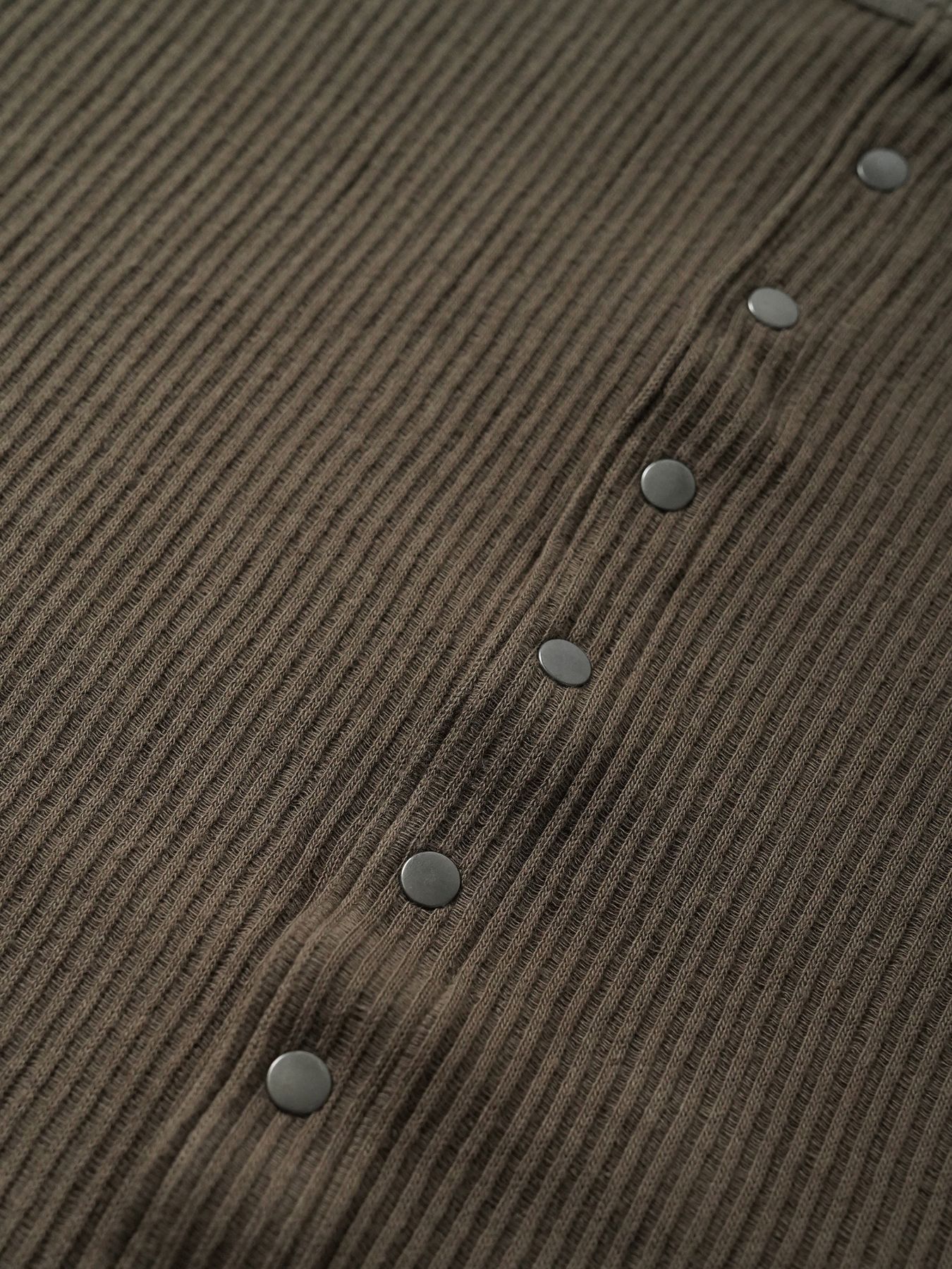 【予約品 5月27日(水) 締切】Deepfront / レールニット カットソー / ベージュ