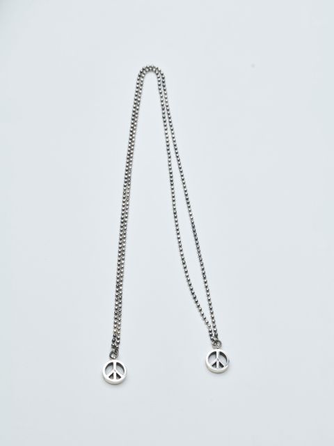 《予約品》 CHIBI-PEACE Nacklace/ ネックレス  / シルバー 【THE ONENESS】 5月中入荷予定
