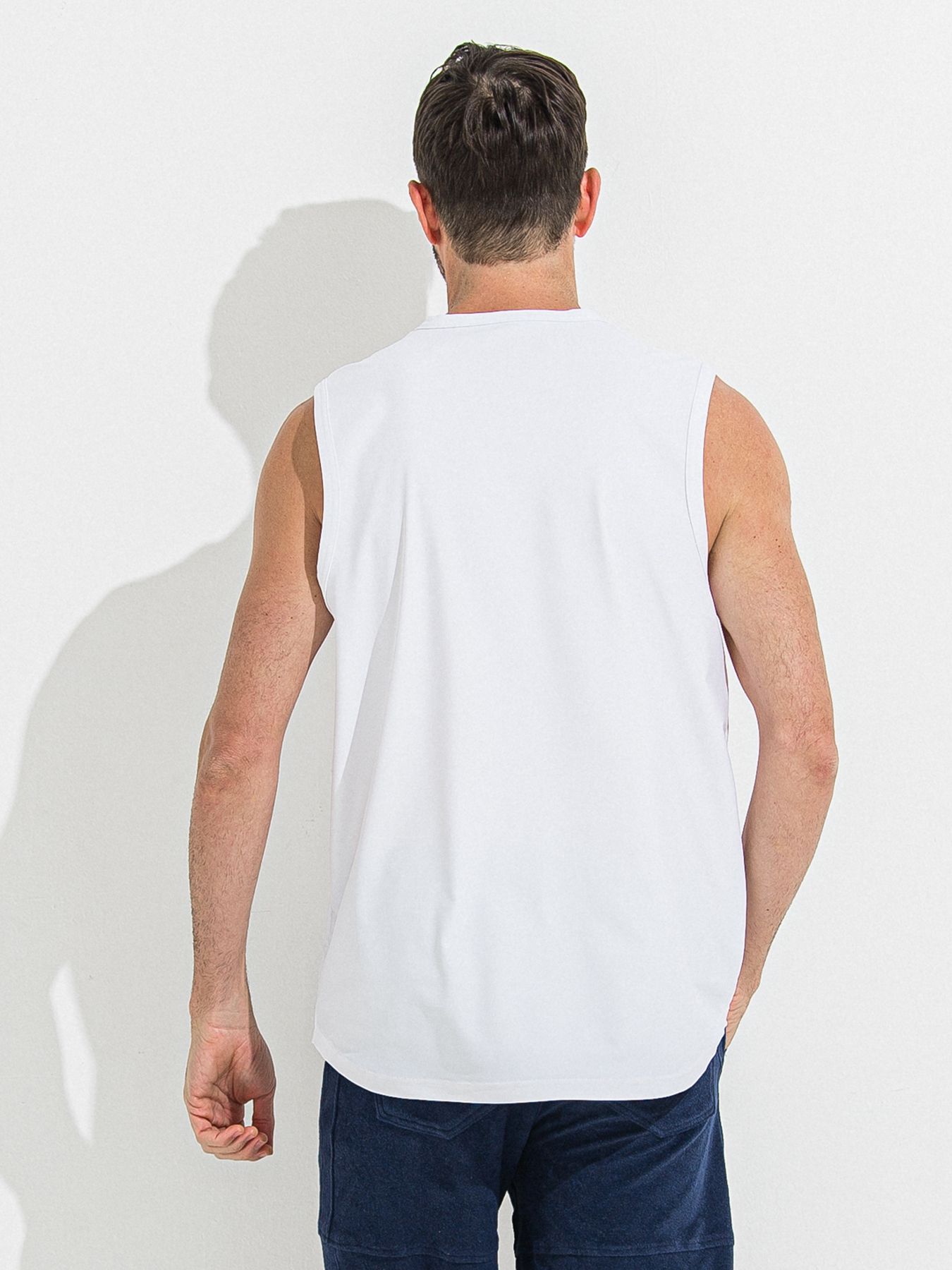 【予約品 】RASH OVER NO SLEEVE / ラッシュガード オーバーサイズノースリーブ / IDホワイト
