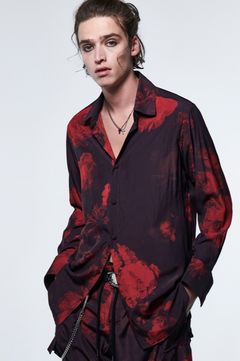 《予約品》 FlareShirt / ブラック&レッド 【kiryuyrik】 2023年4月以降入荷予定