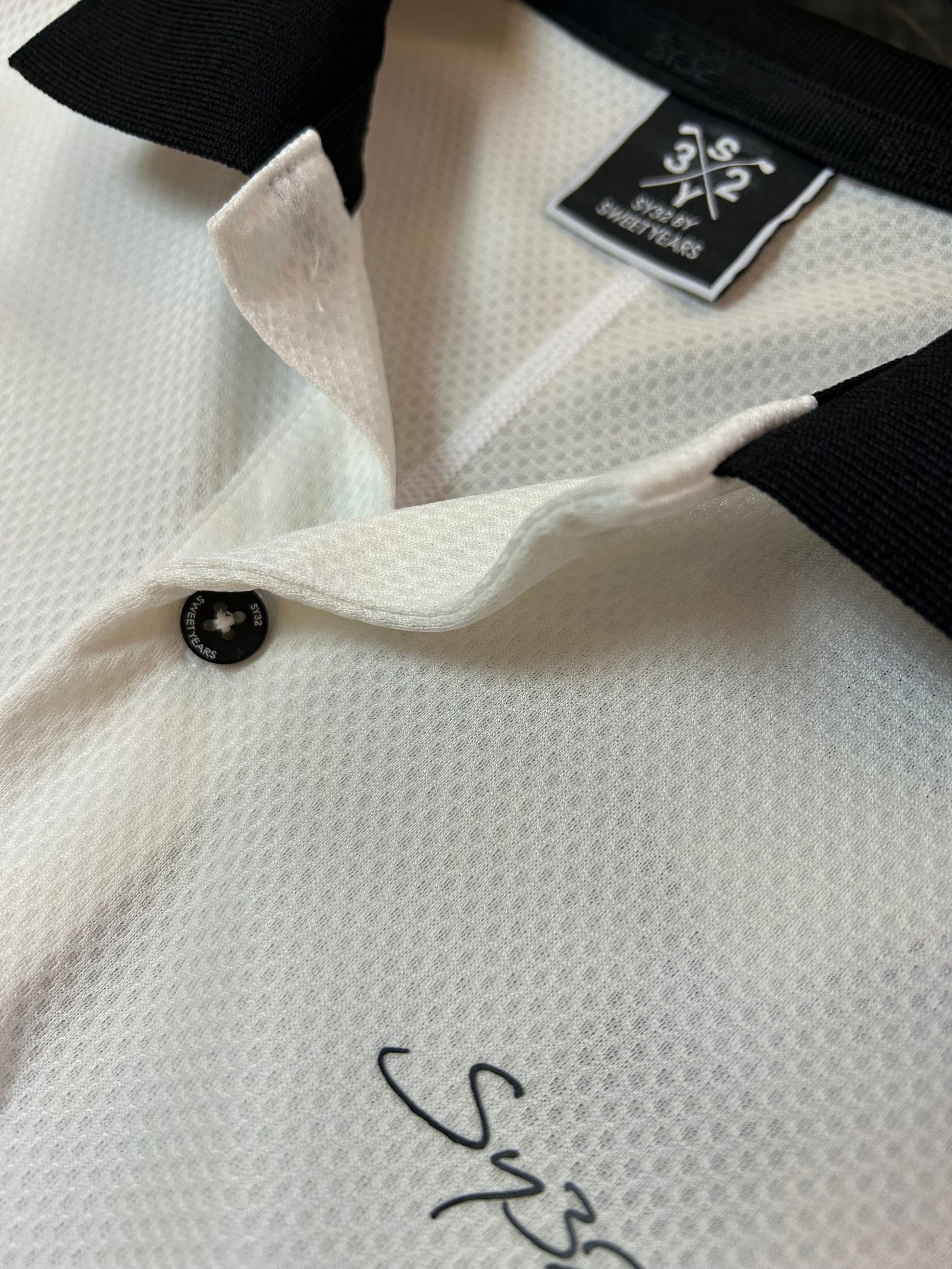 SY32 by SWEET YEARS GOLF - SIDE LINE COOL POLOポロシャツ