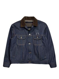 【予約品 3月9日(月) 18:00 締切】VIN/DEN/JK SWARRO / クリスタルクロスガン ヴィンテージ デニム ジャケット / ブルー