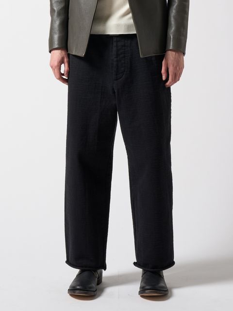 【予約品】 ex.heavy wide pants / ワイドパンツ / ブラック