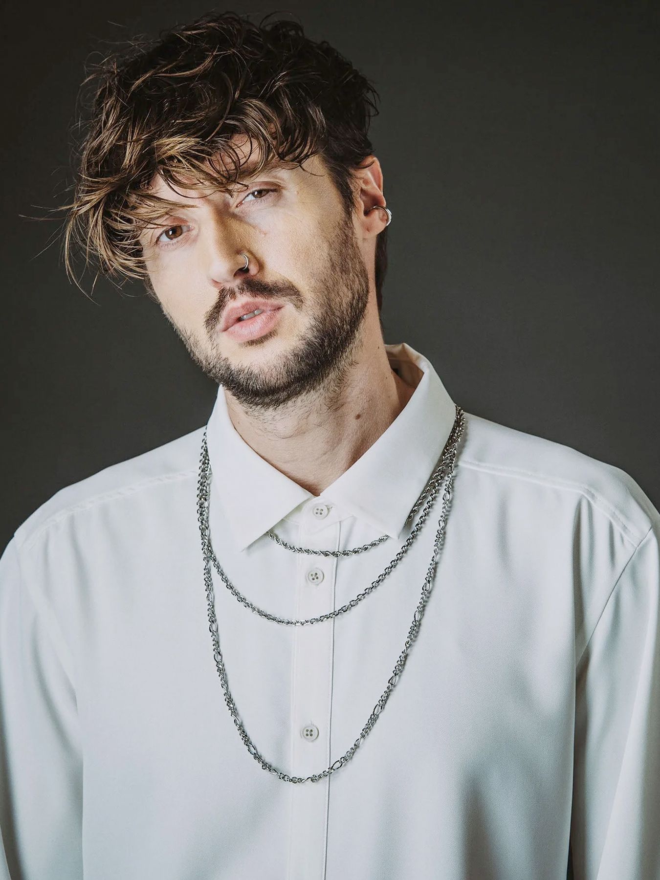 ディストーションイヤーカフ / シルバー【NO ID.】