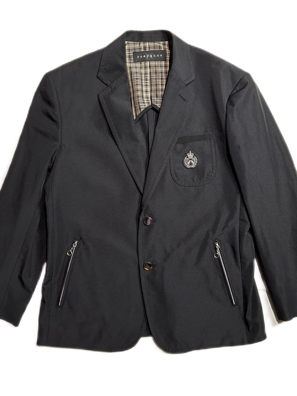 《予約品8月31日 23時55分締め》 TAILORED JKT / テーラードジャケット / ブラック 【roarguns 】 2024年1月入荷予定