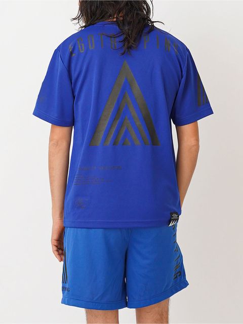 EGO TRIPPING TRAINING TEE / トレーニングウェア / ブルー×ブラック