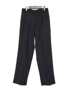 【予約品 9月27日(日) 締切】コットン ポリエステル高機能 ツイル スケーター チノパンツ / BLACK