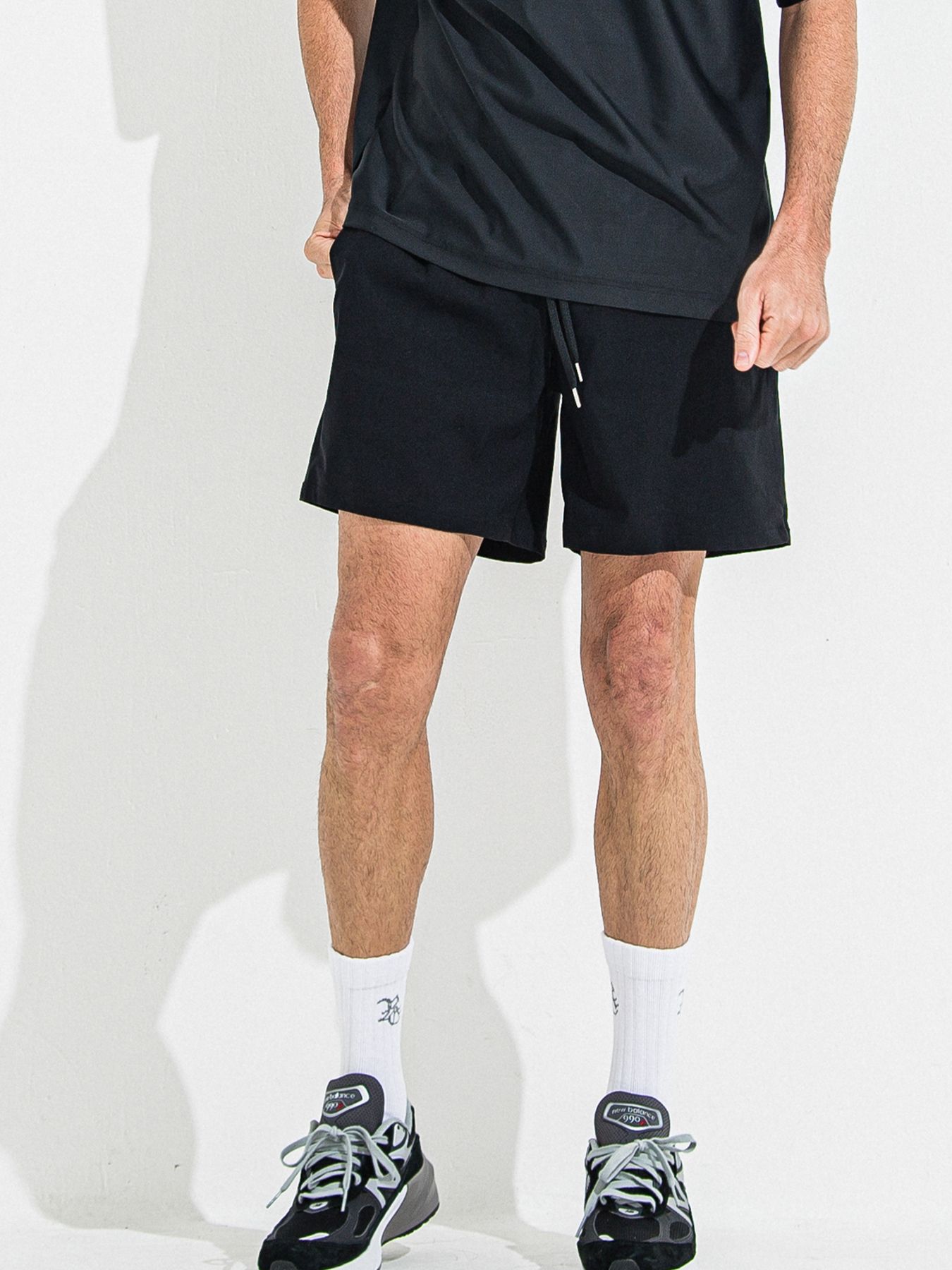 【予約品 】TV NYLON SHORTS / ティーヴィーナイロンショーツ / ブラック