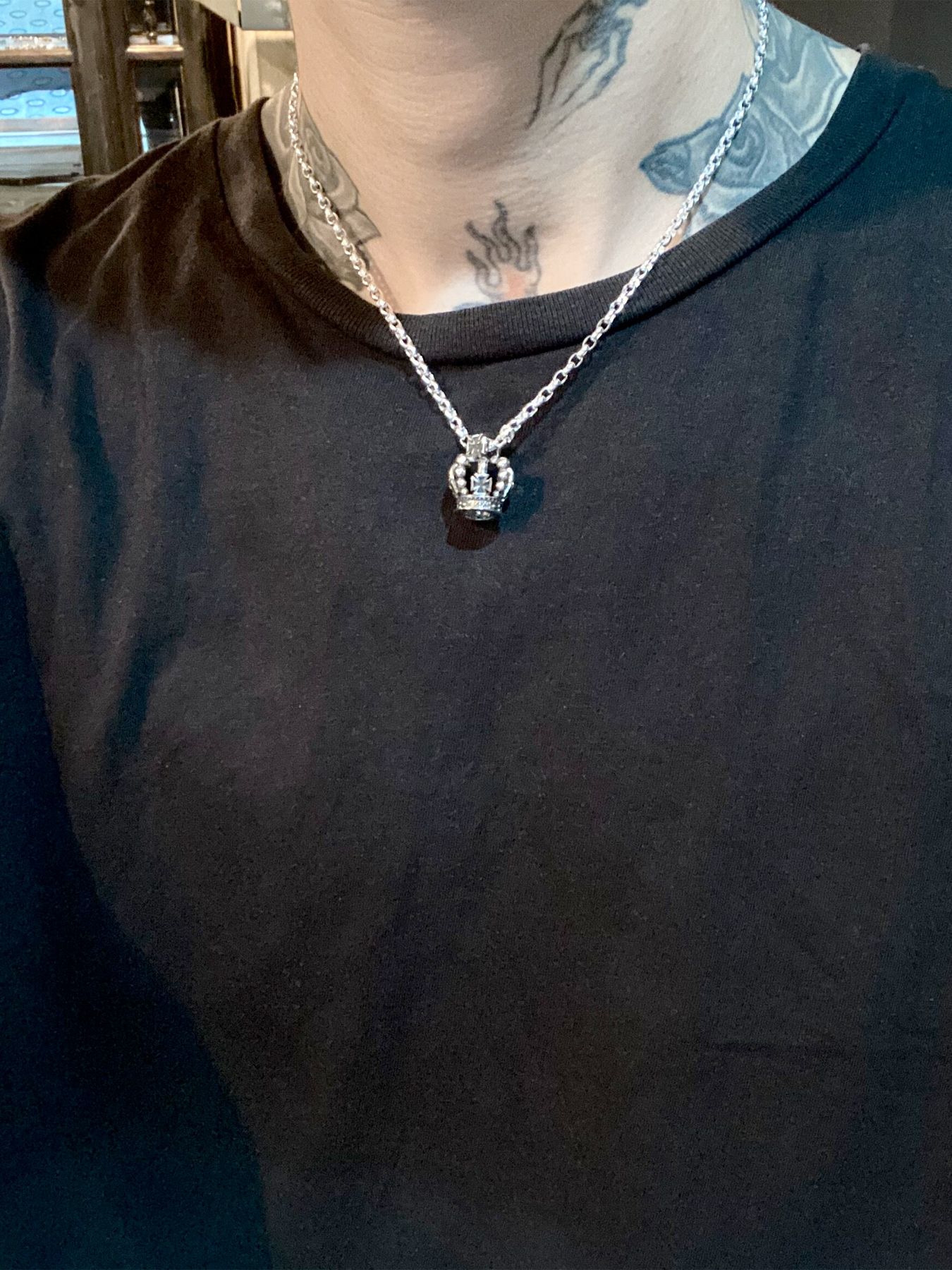 《受注生産》C:CROWN NECKLACE / Cクラウンチェーンネックレス / 注文から1～2週間後入荷予定