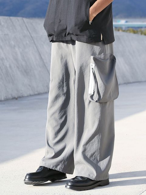 FUNCTION PANTS / グレー【QUOLT】