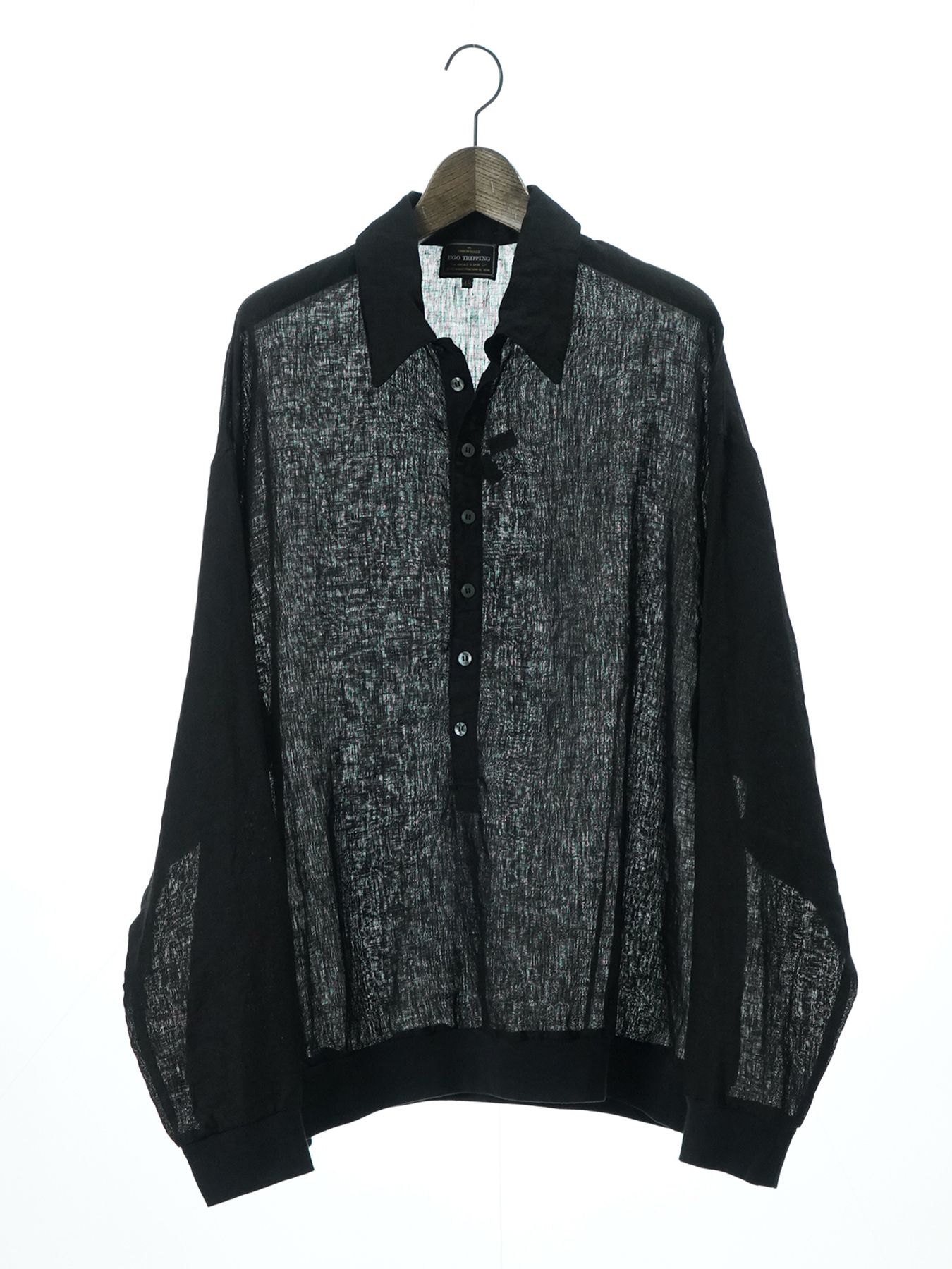 【予約品 11月23日(日) 締切】LINENSHEER POLO / リネン ポロシャツ / BLACK