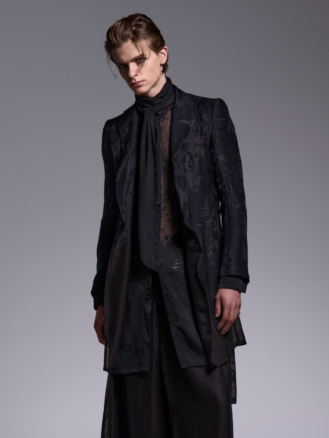 【予約品 1月4日(日) 締切】Layered Jacket / レイヤードジャケット / ブラック