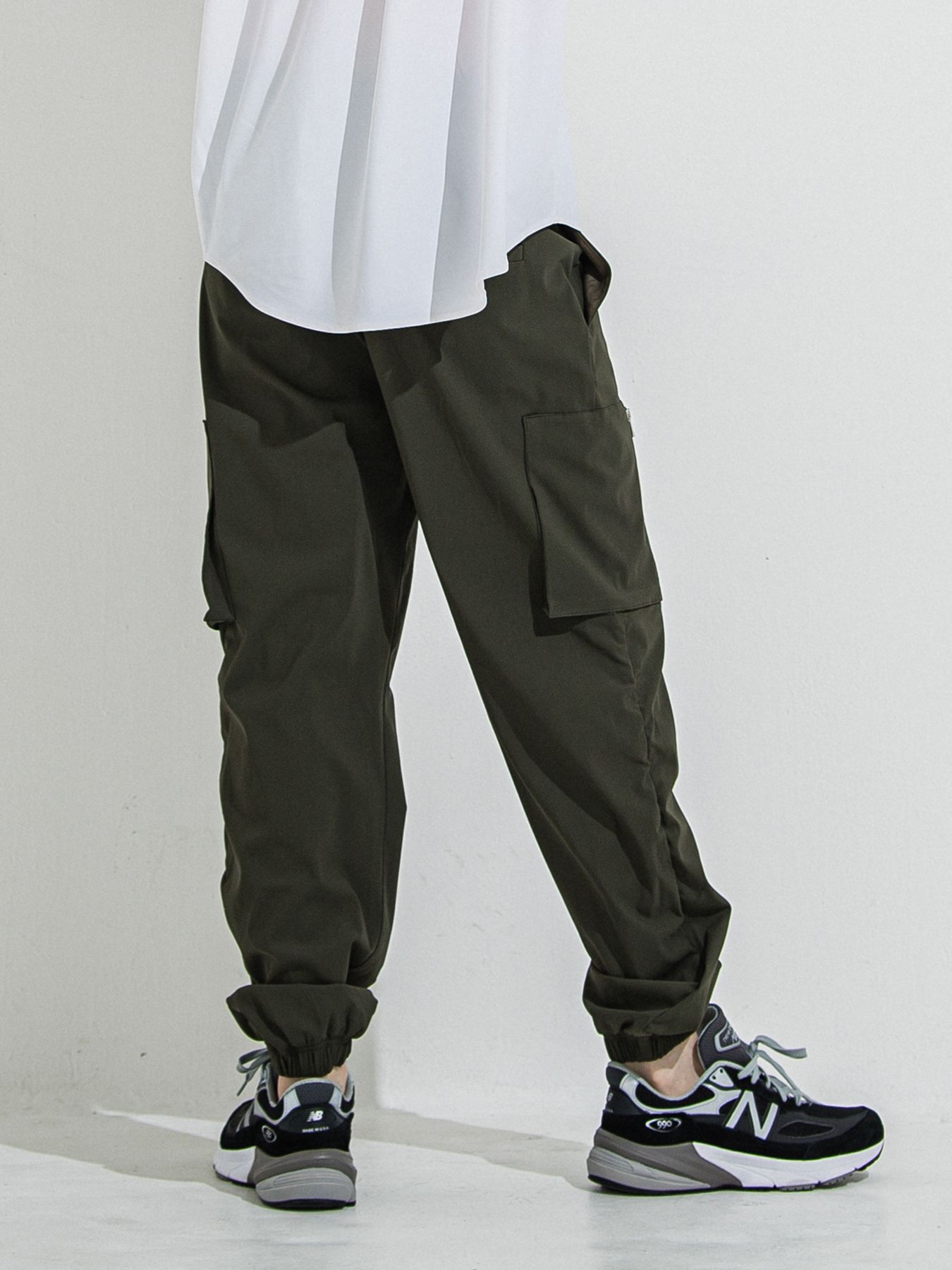【予約品 】DAVID NYLON CARGO PANTS / デヴィッドナイロンカーゴパンツ / カーキ