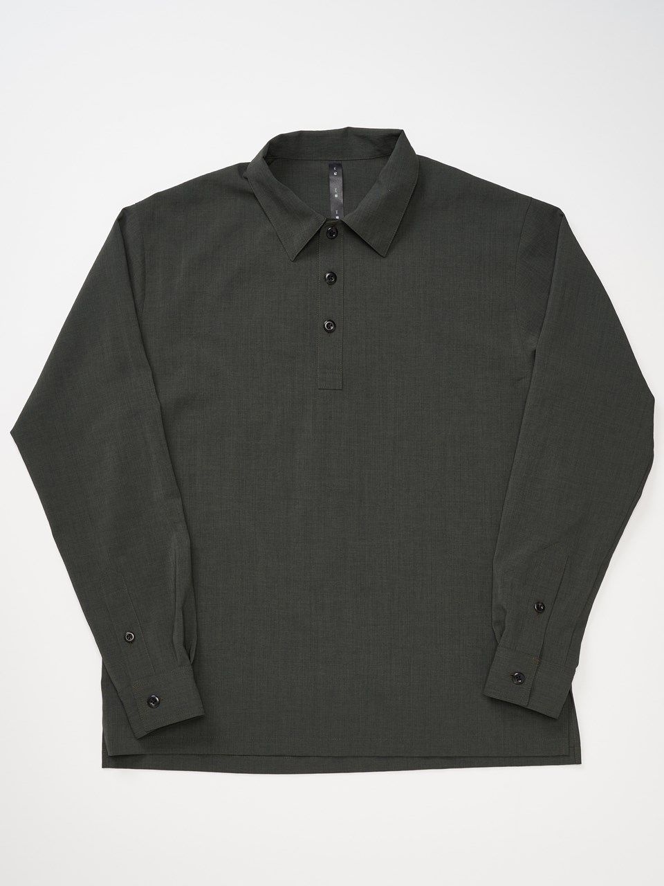 《予約品》 shirt pullover / プルオーバーシャツ / カーキ