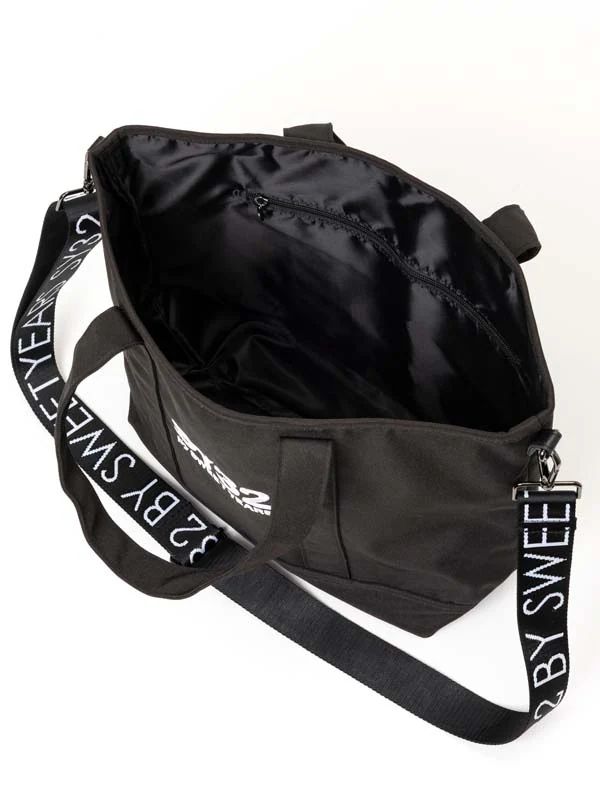 SHOULDER BELT付き TOTE BAG BLACK 【SY32 by SWEET YEARS GOLF】
