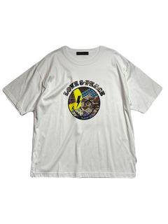【予約品 8月10日(日) 締切 】PATCH SMILE S/S T / パッチスマイル Tシャツ / ホワイト