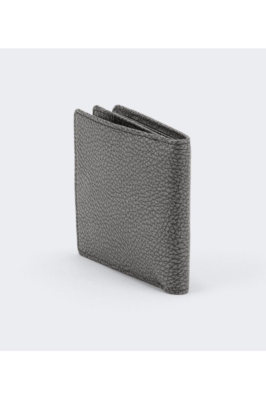 二つ折り財布 Grind Leather / Black 【aniary】