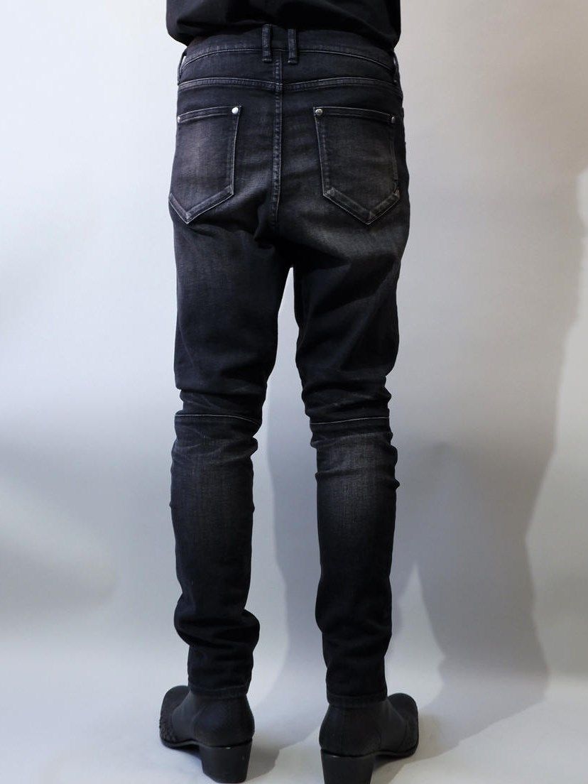 ys Yuji SUGENO - Supima Stretch Denim USED Semi-saruel Pants