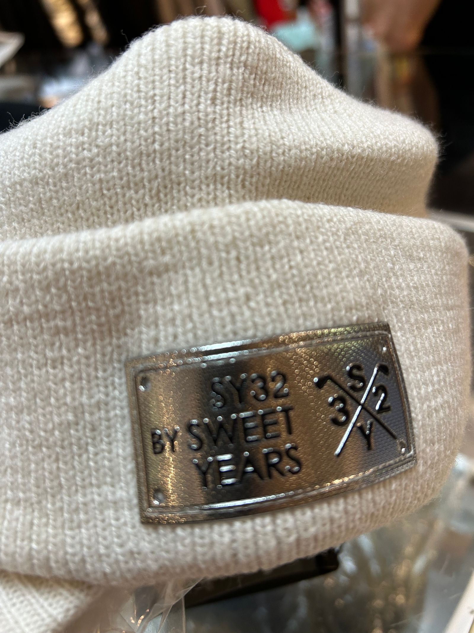 KNIT WORK CAP｜ホワイト 【SY32 by SWEET YEARS GOLF】