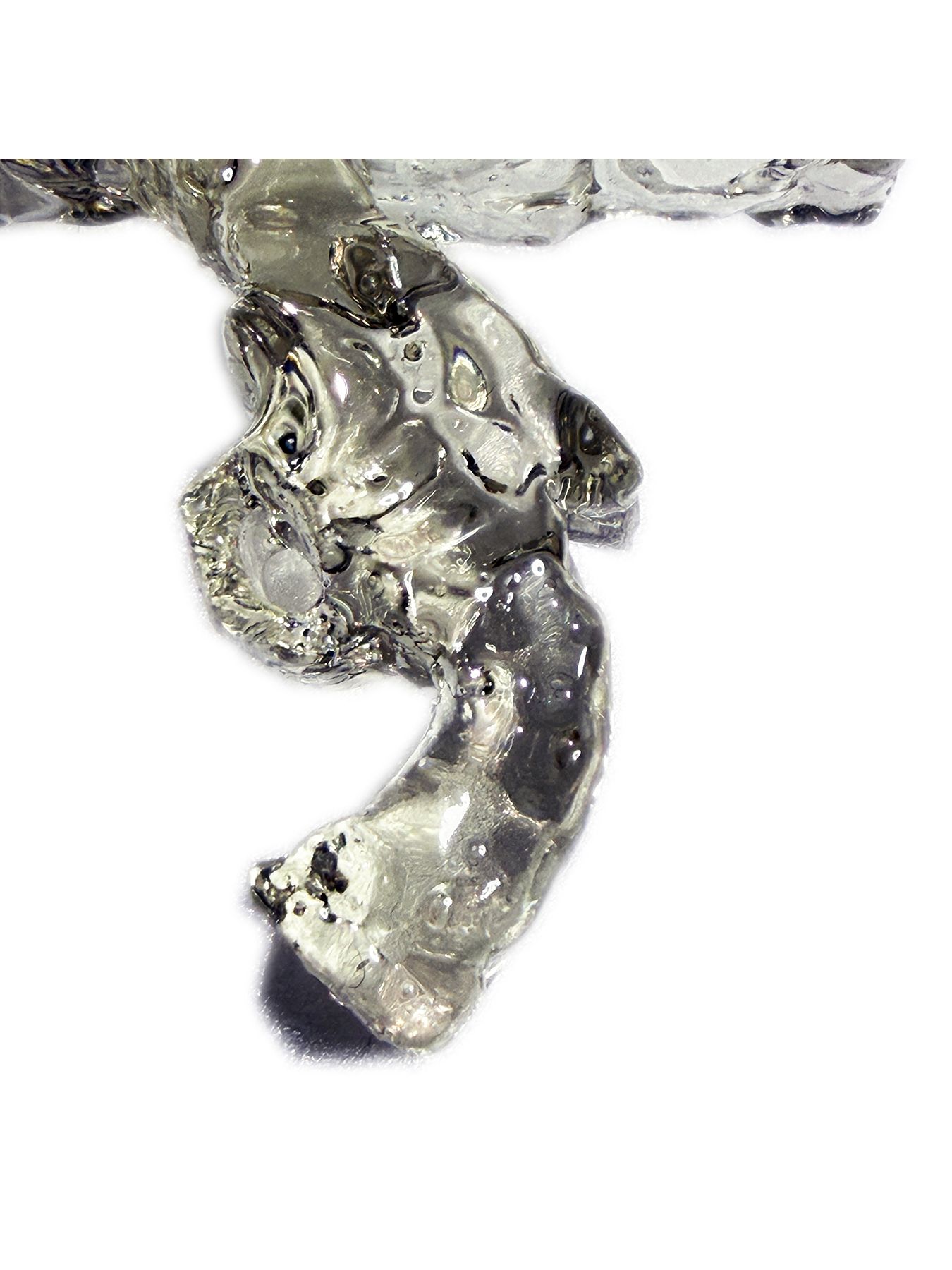 【予約品 3月9日(月) 18:00 締切】EL (イーエル) コラボ - ×EL CROSSGUN ACC / クロスガン ネックレス / クリア