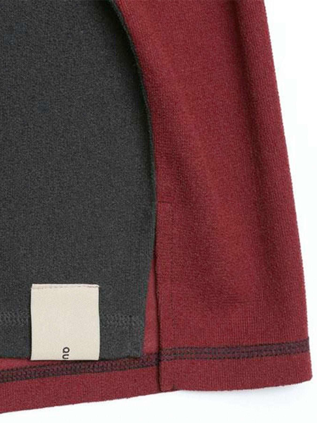 COAST CUTSEW / コーストカットソー / ブラック×バーガンディー